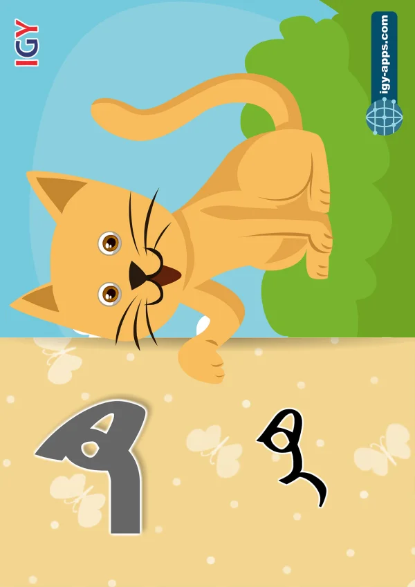 Cat — هر — Letter ه