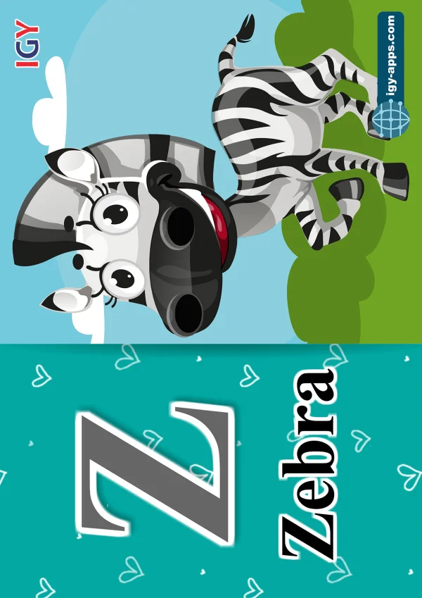 Zebra — حمار وحشي — Letter Z