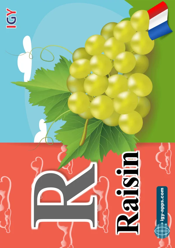 Grapes — عنب — Letter R