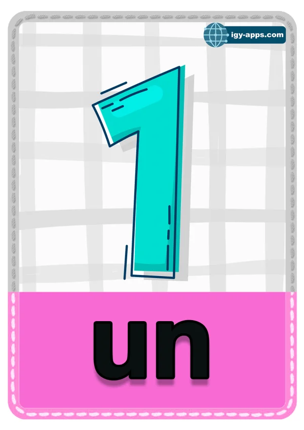 One — ١ واحد — Number 1
