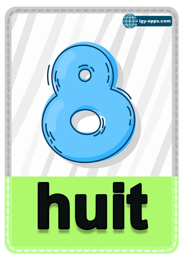 Eight — ٨ ثمانية — Number 8