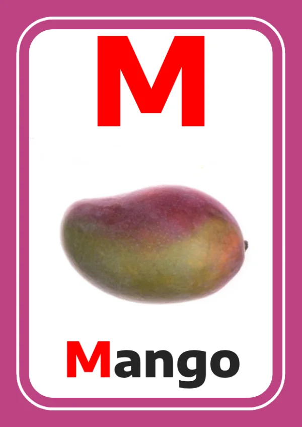 Mango — مانجو — Letter M