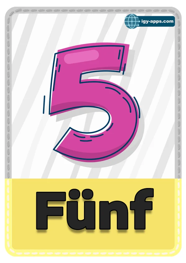 Five — ٥ خمسة — Number 5