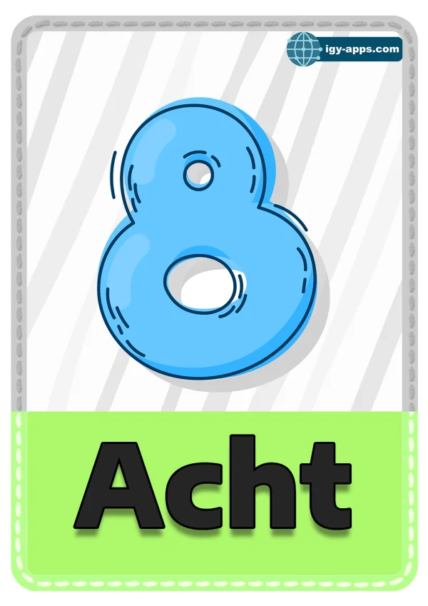 Eight — ٨ ثمانية — Number 8