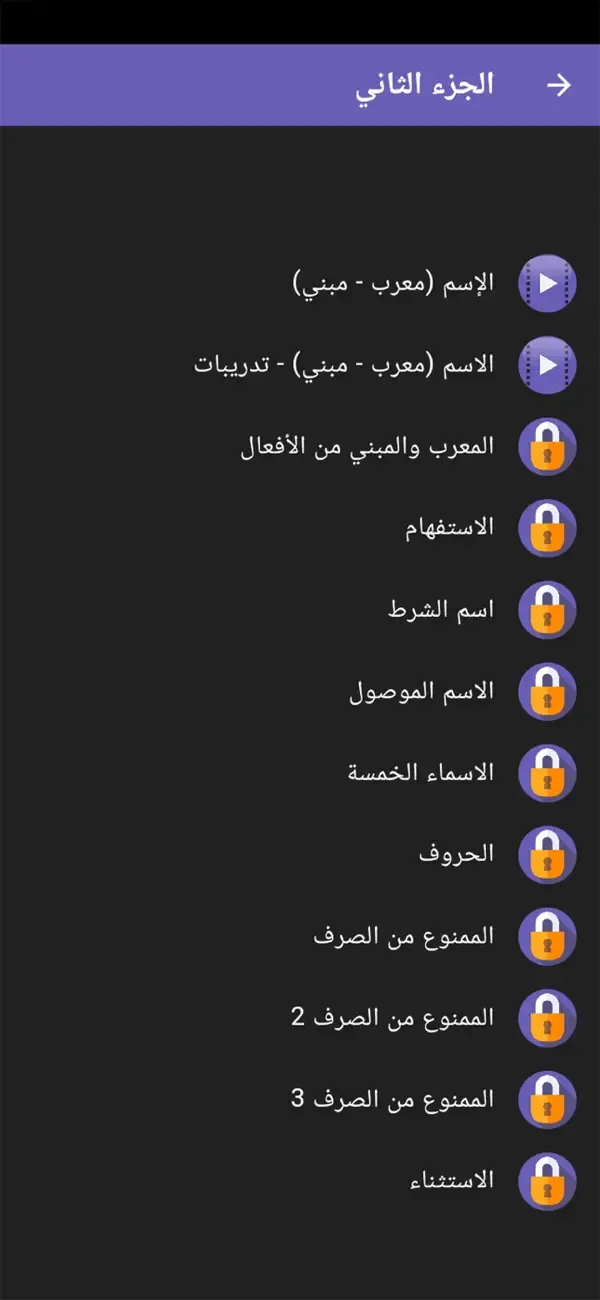Arabic Grammar — Full Reference — 6