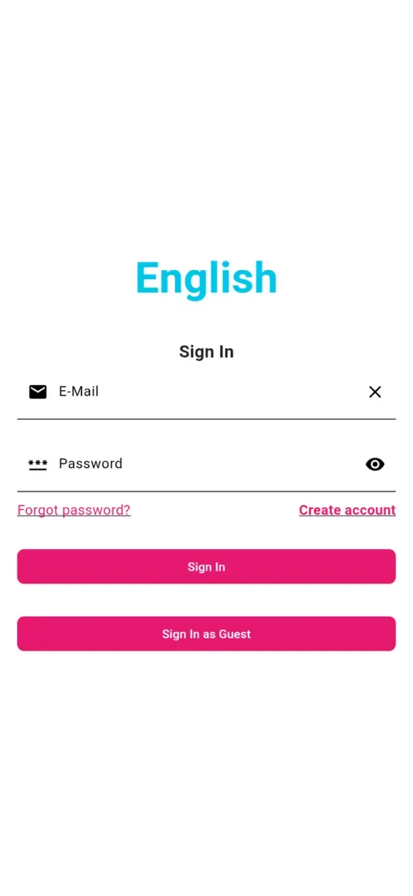 English Primary 1 — 2
