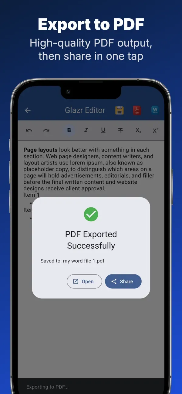 Glazr DOCX File Editor — 6