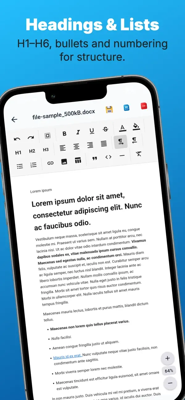 Glazr DOCX Word Editor Pro — 4