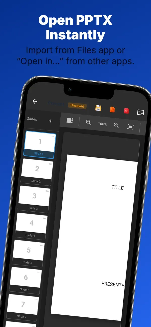 Glazr PPTX Presentation Editor — 2